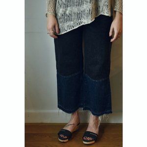 Simon Miller Hiko Wide Leg, Cropped Jeans 26